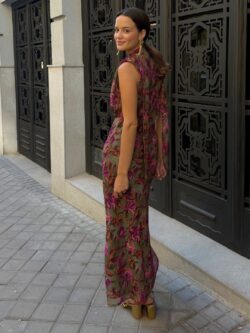 Vestido Venezia Oliva Notturno - Imagen 5
