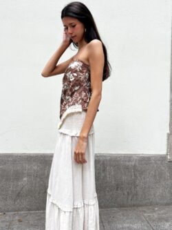 Falda de Lino Arena Sole - Imagen 3
