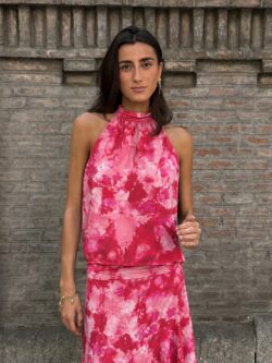 Blusa Halter Frambuesa Amalfi