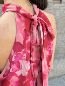 Blusa Halter Frambuesa Amalfi - Imagen 3