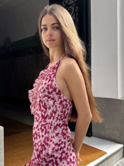 Vestido Halter Grosella Brisa - Imagen 6