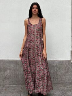 Vestido Midi Tirantes Jardín Silvestre - Imagen 5