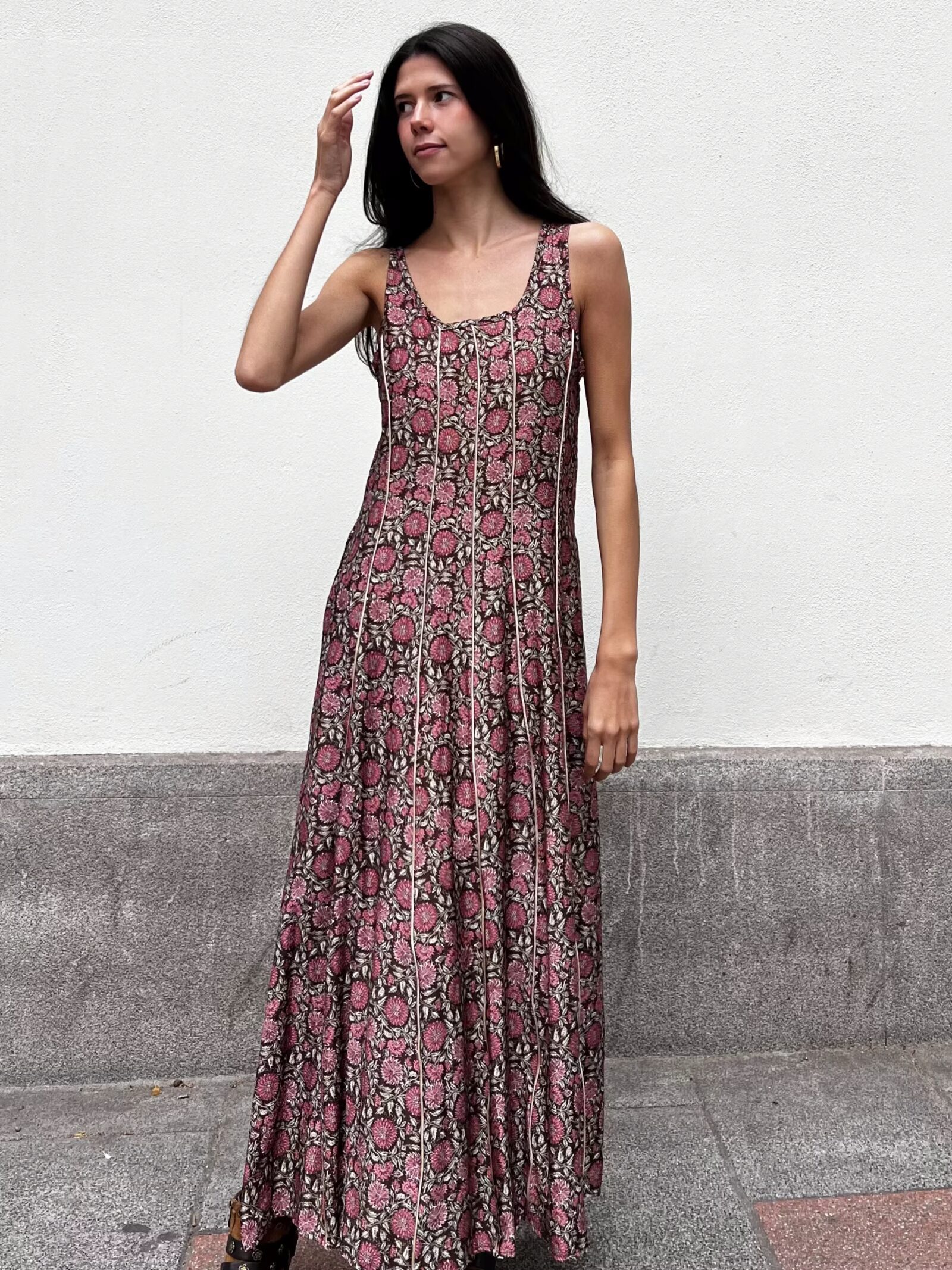 Vestido Midi Tirantes Jardín Silvestre