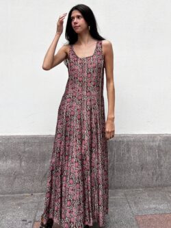 Vestido Midi Tirantes Jardín Silvestre