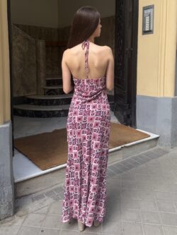 Vestido Halter Grosella Bruma - Imagen 3