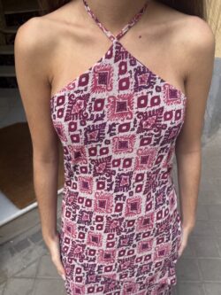 Vestido Halter Grosella Bruma - Imagen 2