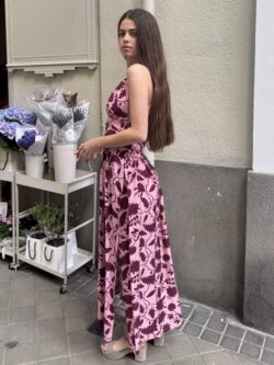 Vestido Largo Drapeado Buganvilla - Imagen 7