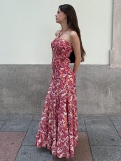 Vestido Portofino Paisley Peonía - Imagen 3