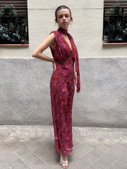 Vestido Venezia Buganvilla Notturno