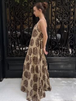 Vestido Arena Hoja de Cacao - Imagen 3