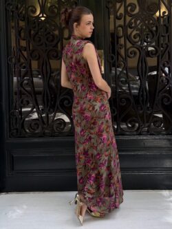 Vestido Venezia Oliva Notturno - Imagen 6