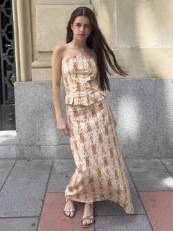 Falda Sicilia Arena Vainilla
