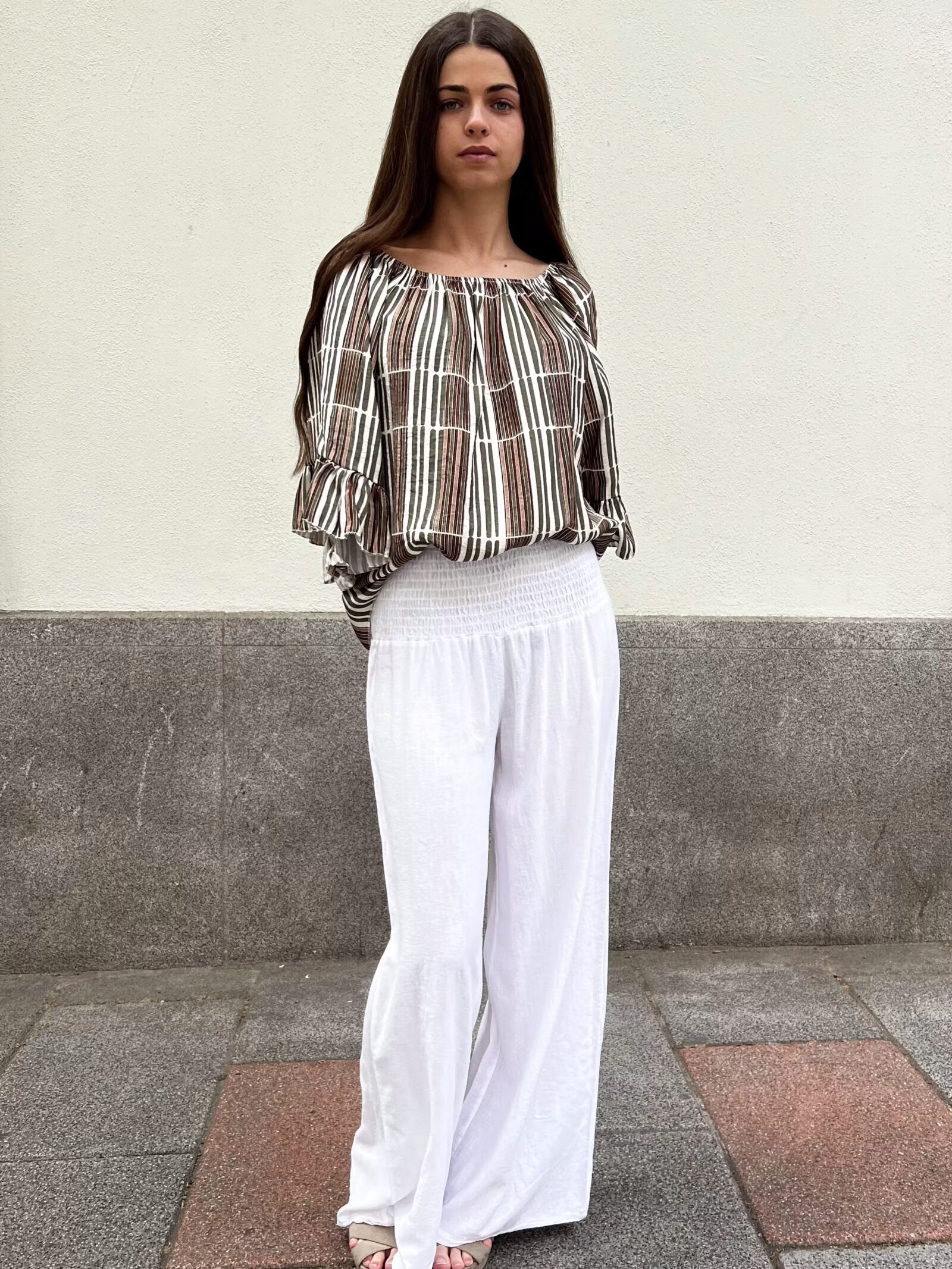 Pantalón de Lino Essenza Blanco