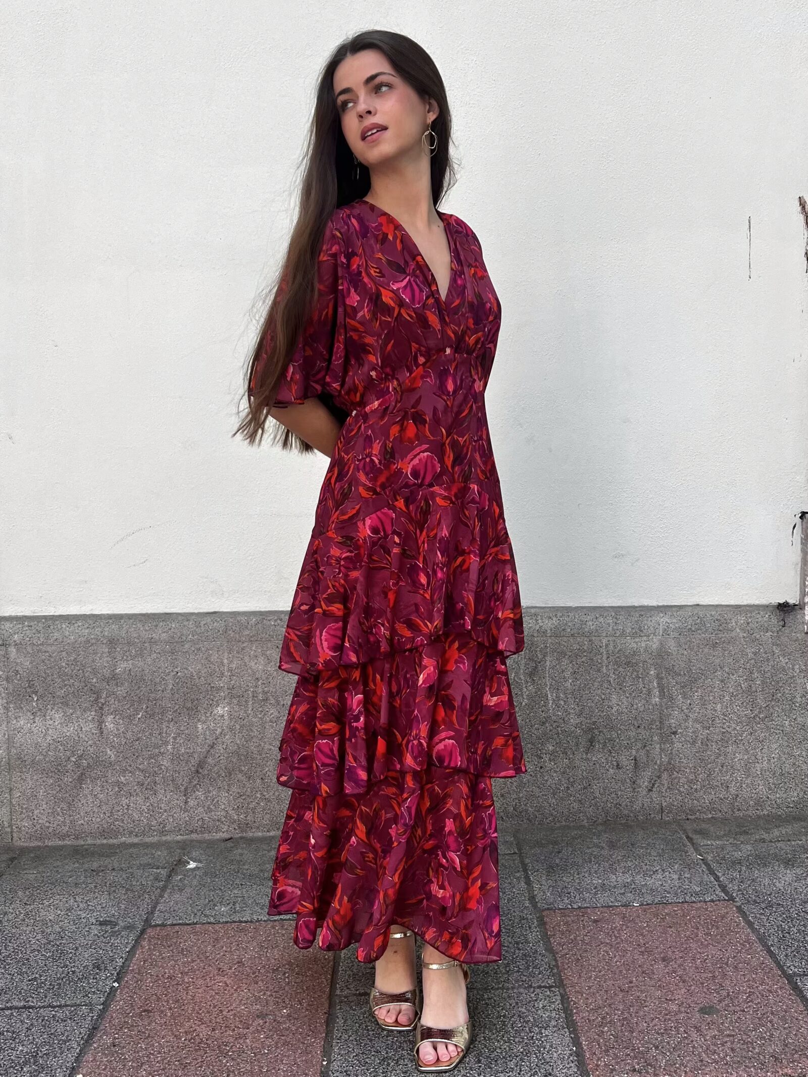 Vestido Firenze Buganvilla Fiorita