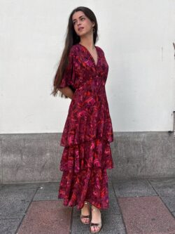 Vestido Firenze Buganvilla Fiorita