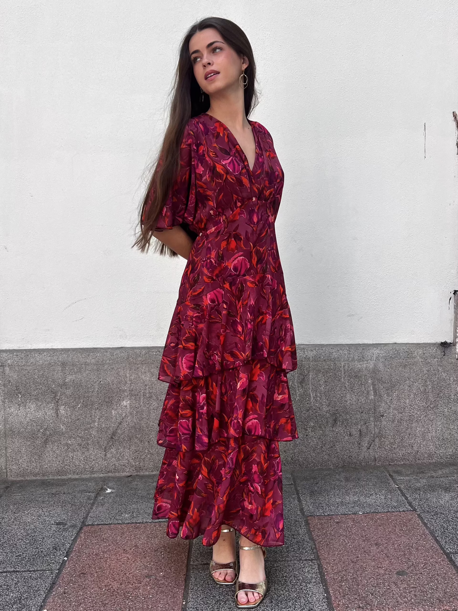 Vestido Firenze Buganvilla Fiorita