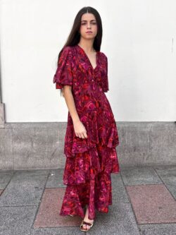 Vestido Firenze Buganvilla Fiorita