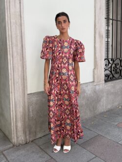 Vestido Estampado Mosaico Granada