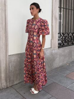 Vestido Estampado Mosaico Granada - Imagen 6