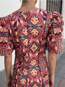 Vestido Estampado Mosaico Granada - Imagen 4