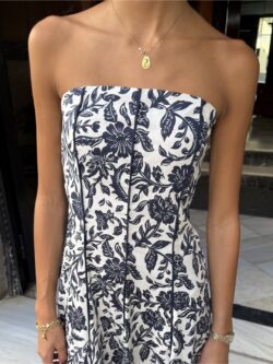 Vestido Verona Floral Azul - Imagen 2