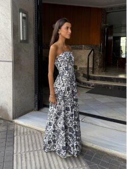 Vestido Verona Floral Azul - Imagen 3