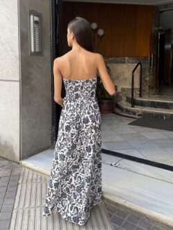 Vestido Verona Floral Azul - Imagen 4