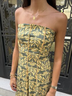 Vestido Verona Floral Oliva - Imagen 2