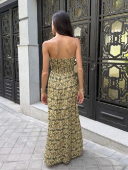 Vestido Verona Floral Oliva - Imagen 4