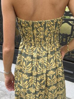 Vestido Verona Floral Oliva - Imagen 5