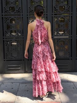Falda Volantes Estampado Frambuesa - Imagen 4