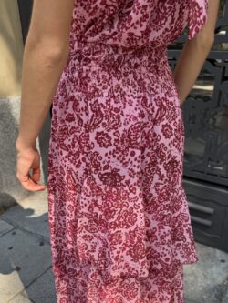 Falda Volantes Estampado Frambuesa - Imagen 5