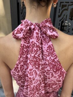 Top Halter Estampado Frambuesa - Imagen 3