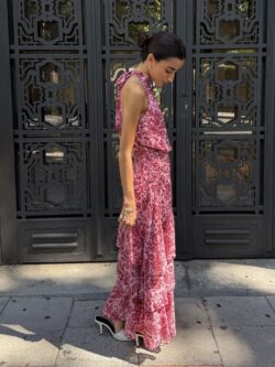 Falda Volantes Estampado Frambuesa - Imagen 3