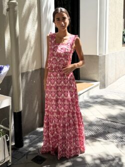 Conjunto Floral Rosa Mediterráneo