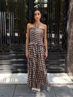 Vestido Simulado Dos Piezas Topo - Imagen 6