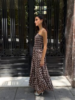 Vestido Simulado Dos Piezas Topo - Imagen 3