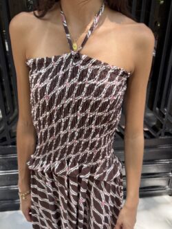 Vestido Simulado Dos Piezas Topo - Imagen 2