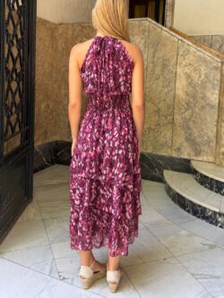 Vestido Halter Pétalo Buganvilla - Imagen 5