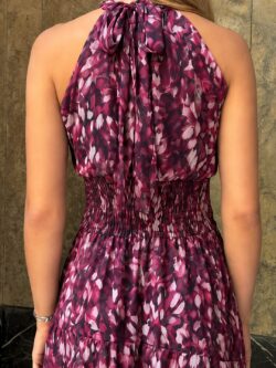 Vestido Halter Pétalo Buganvilla - Imagen 4
