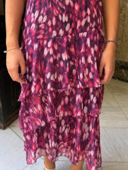 Vestido Halter Pétalo Buganvilla - Imagen 3
