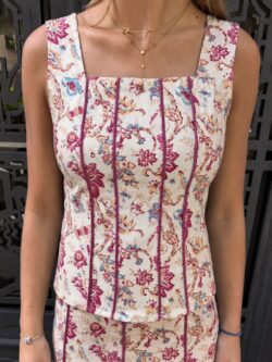 Conjunto Floral Beige Mediterráneo - Imagen 3