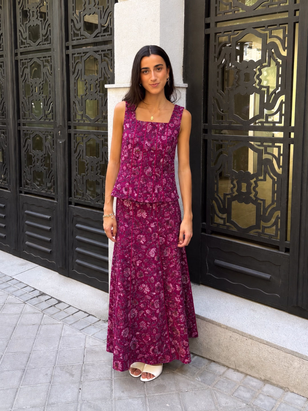 Conjunto Floral Granate Mediterráneo