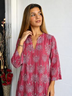  Vestido Midi Kafka Buganvilla - Imagen 2