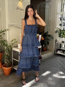 Vestido Bianca Lunares Marino