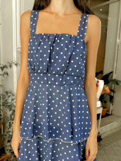 Vestido Bianca Lunares Marino - Imagen 2