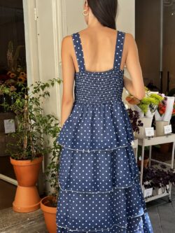 Vestido Bianca Lunares Marino - Imagen 5