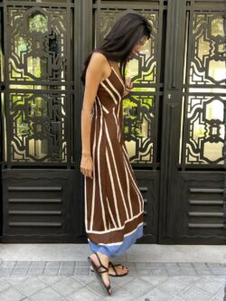 Vestido Tirantes Vittoria Chocolate - Imagen 3