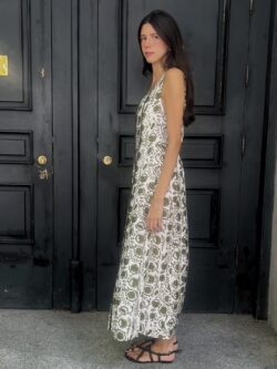 Vestido Floral Granada Verde - Imagen 3