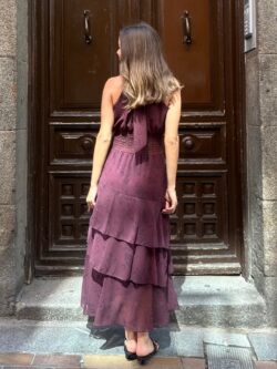 Vestido Selene Malva Floral - Imagen 5